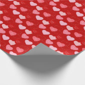 Candy Heart Cascade Geschenkpapier (Ecke)