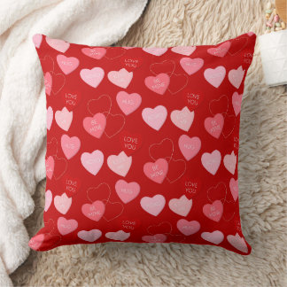 Candy Heart Cascade Kissen