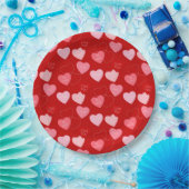 Candy Heart Cascade Pappteller (Party)