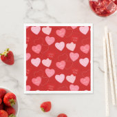 Candy Heart Cascade Serviette (Beispiel)