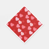 Candy Heart Cascade Serviette (Ecke)