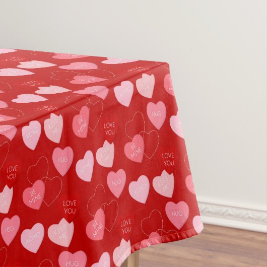 Candy Heart Cascade Tischdecke (Beispiel)