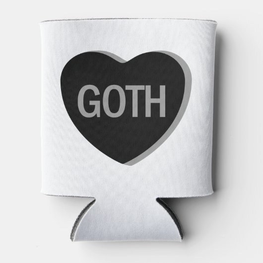 Candy Heart - Goth Dosenkühler (Vorderseite)