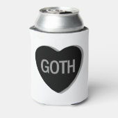 Candy Heart - Goth Dosenkühler (Kanne Rückseite)