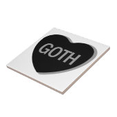Candy Heart - Goth Fliese (Seite)