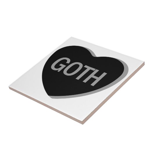 Candy Heart - Goth Fliese (Seite)