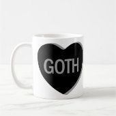 Candy Heart - Goth Kaffeetasse (Links)