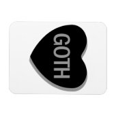 Candy Heart - Goth Magnet (Horizontal)