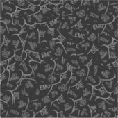 Candy Heart Goth Muster Custom Cut Vinyl Stickers Aufkleber (Vorderseite)