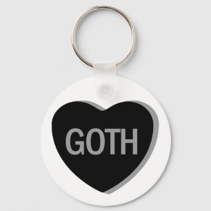 Candy Heart - Goth Schlüsselanhänger