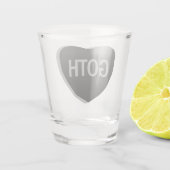 Candy Heart - Goth Schnapsglas (Rückseite)