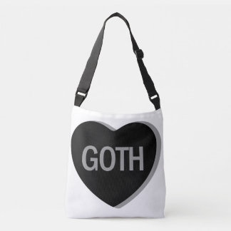 Candy Heart - Goth Tragetaschen Mit Langen Trägern