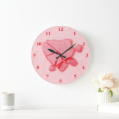 Candy Heart Große Wanduhr (Zuhause)