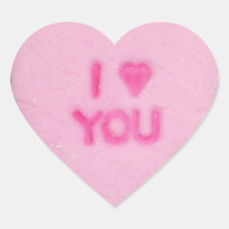 Candy Heart Herz-Aufkleber
