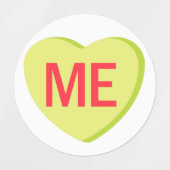 Candy Heart - ICH Etiketten (Design 2)