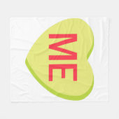 Candy Heart - ICH Fleecedecke (Vorderseite (Horizontal))