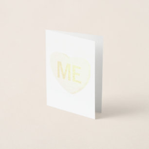Candy Heart - ICH Folienkarte