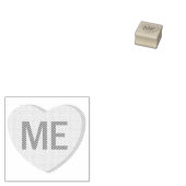 Candy Heart - ICH Gummistempel (Stempel)