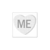 Candy Heart - ICH Gummistempel (Prägung)