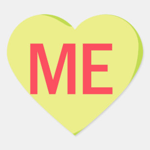 Candy Heart - ICH Herz-Aufkleber