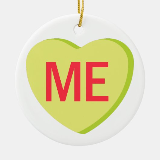 Candy Heart - ICH Keramik Ornament (Vorne)