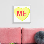 Candy Heart - ICH Leinwanddruck (Insitu (Wohnzimmer))