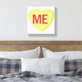Candy Heart - ICH Leinwanddruck (Insitu (Schlafzimmer))