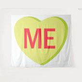 Candy Heart - ICH Wandteppich (Vorderseite (Horizontal))