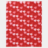 Candy Heart Kaskade Fleecedecke (Vorderseite)