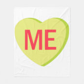 Candy Heart - ME Fleecedecke (Vorderseite)