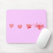 Candy Heart Mousepad (Mit Mouse)