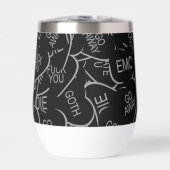 Candy Heart Pattern - Goth v 2.0 (Vorderseite)