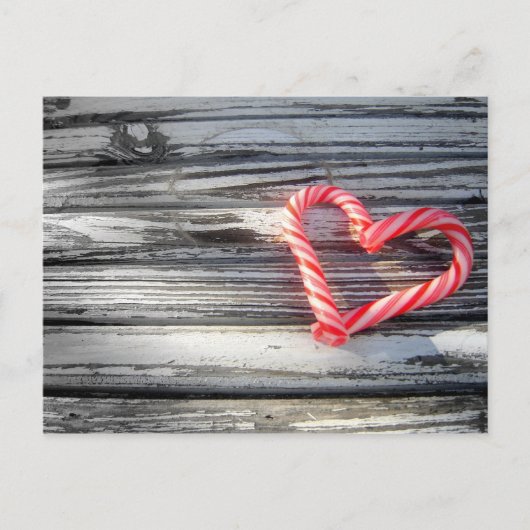Candy Heart Postcard Postkarte (Vorderseite)