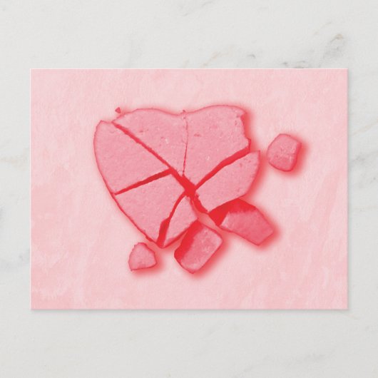 Candy Heart Postkarte (Vorderseite)