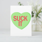 Candy Heart - SIND ZUM KOTZEN IT Dankeskarte (Stehend Vorderseite)