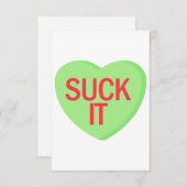 Candy Heart - SIND ZUM KOTZEN IT Dankeskarte (Vorne/Hinten)