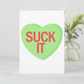 Candy Heart - SIND ZUM KOTZEN IT Einladung (Stehend Vorderseite)