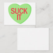 Candy Heart - SIND ZUM KOTZEN IT Mitteilungskarte (Vorne/Hinten)