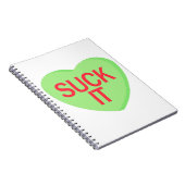 Candy Heart - SIND ZUM KOTZEN IT Notizblock (Rechte Seite)