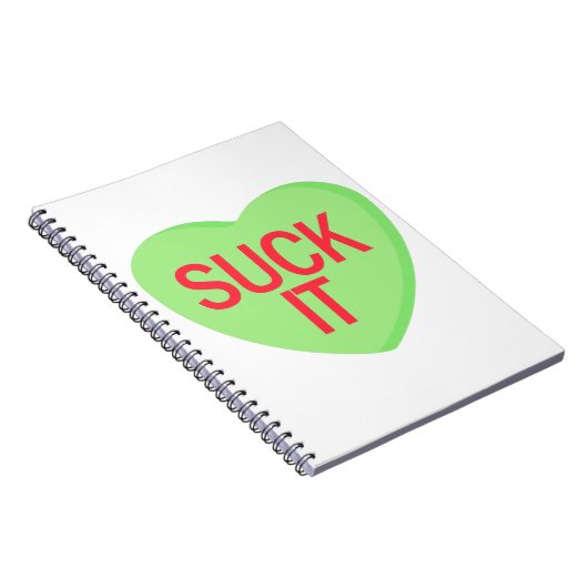 Candy Heart - SIND ZUM KOTZEN IT Notizblock (Rechte Seite)