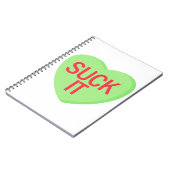 Candy Heart - SIND ZUM KOTZEN IT Notizblock (Linke Seite)