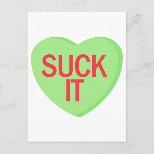 Candy Heart - SIND ZUM KOTZEN IT Postkarte (Vorderseite)