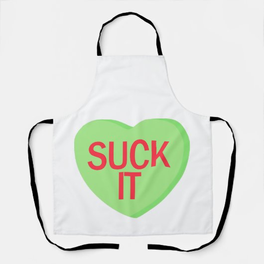 Candy Heart - SIND ZUM KOTZEN IT Schürze (Vorderseite)