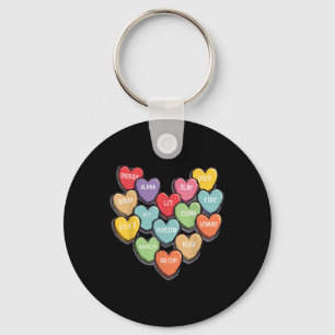 Candy Heart Slang Words Valentinstag für Schule, Schlüsselanhänger