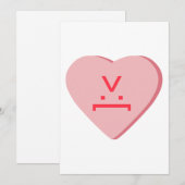 Candy Heart - Teufelskreis Feiertagskarte (Vorne/Hinten)