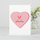 Candy Heart - Teufelskreis Feiertagskarte (Stehend Vorderseite)