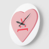 Candy Heart - Teufelskreis Große Wanduhr (Winkel)