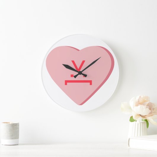 Candy Heart - Teufelskreis Große Wanduhr (Zuhause)