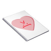 Candy Heart - Teufelskreis Notizblock (Rechte Seite)