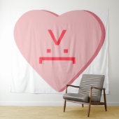 Candy Heart - Teufelskreis Wandteppich (Beispiel (Horizontal))